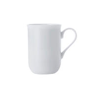 HRNČEK NA KÁVU jemný kostný porcelán (fine bone china) keramika  - biela, Basics, keramika (340ml) - Maxwell & Williams