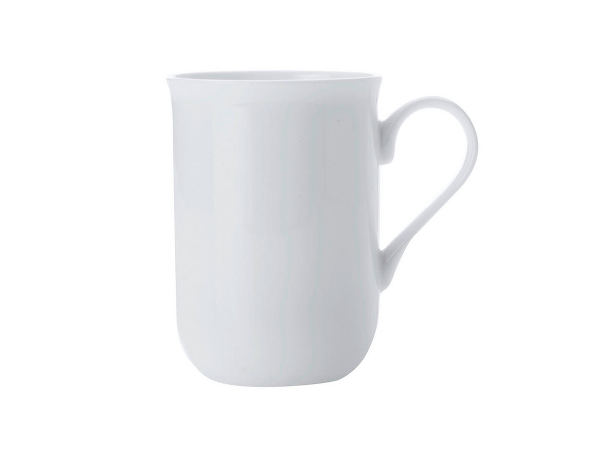 HRNČEK NA KÁVU jemný kostný porcelán (fine bone china) keramika  - biela, Basics, keramika (340ml) - Maxwell & Williams