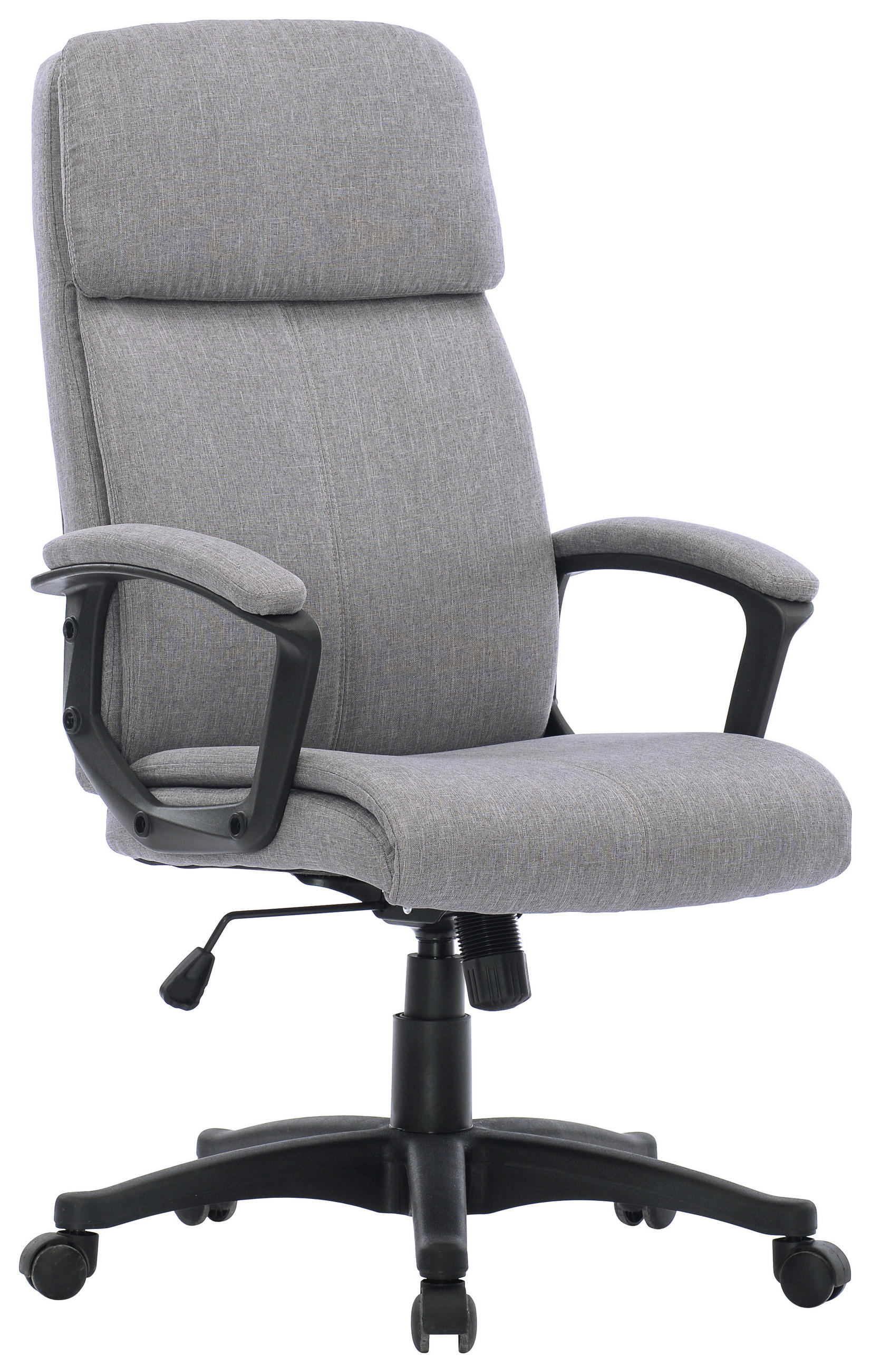 Carryhome KANCELÁŘSKÉ KŘESLO, tkaná látka, šedá, černá