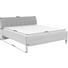 BETT 180/200 cm in Grau, Hellgrau, Lärchefarben - Chromfarben/Hellgrau, Design, Holzwerkstoff/Textil (180/200cm) - Dieter Knoll BETT 180/200 cm in Grau, Hellgrau, Lärchefarben - Chromfarben/Hellgrau, Design, Holzwerkstoff/Textil (180/200cm) - Dieter Knoll