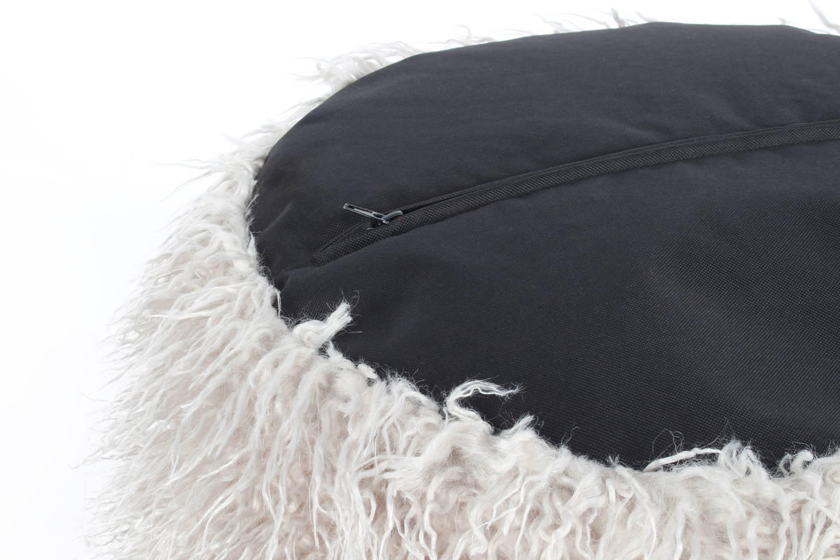 POUF in Hellgrau Kunststoff  - Hellgrau, Basics, Kunststoff (45/38/45cm) - Kayoom