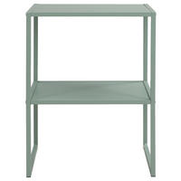 BEISTELLTISCH in Metall, Holzwerkstoff 43/33/60 cm  - Grün, Design, Holzwerkstoff/Metall (43/33/60cm) - home24