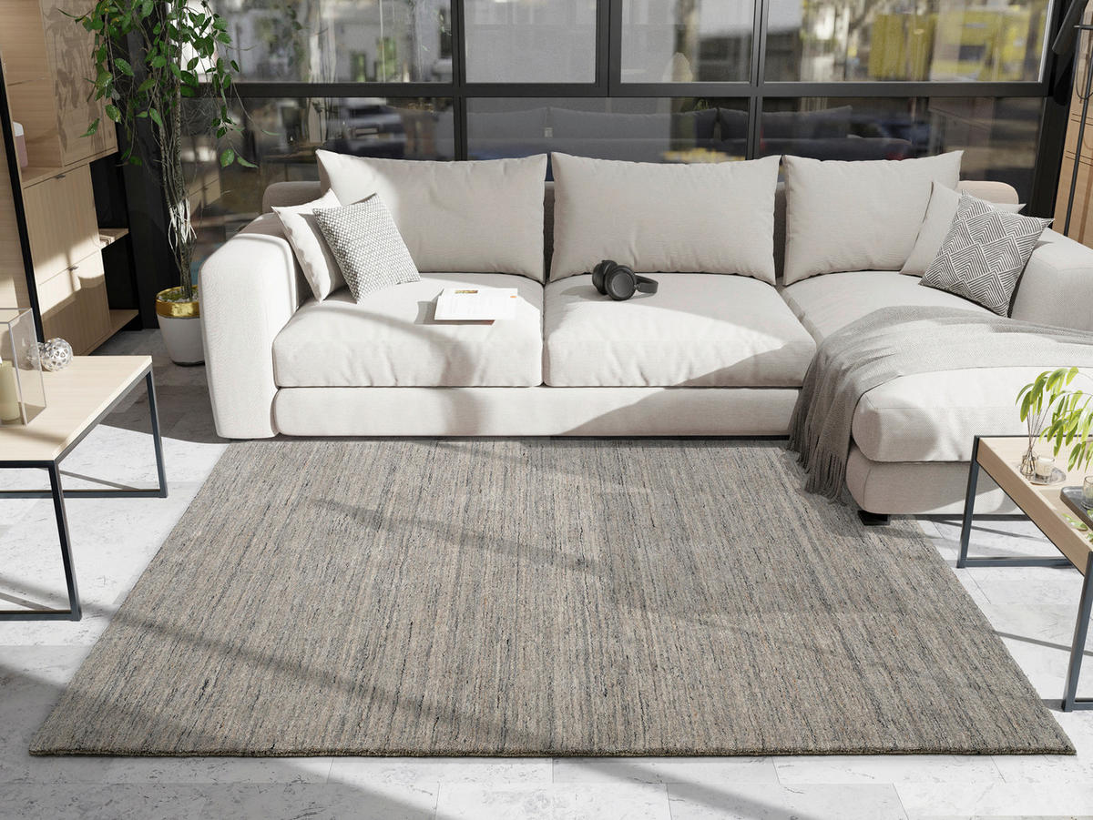 WOLLTEPPICH 250/350 cm Grau  - Grau, Basics, Textil (250/350cm) - Linea Natura