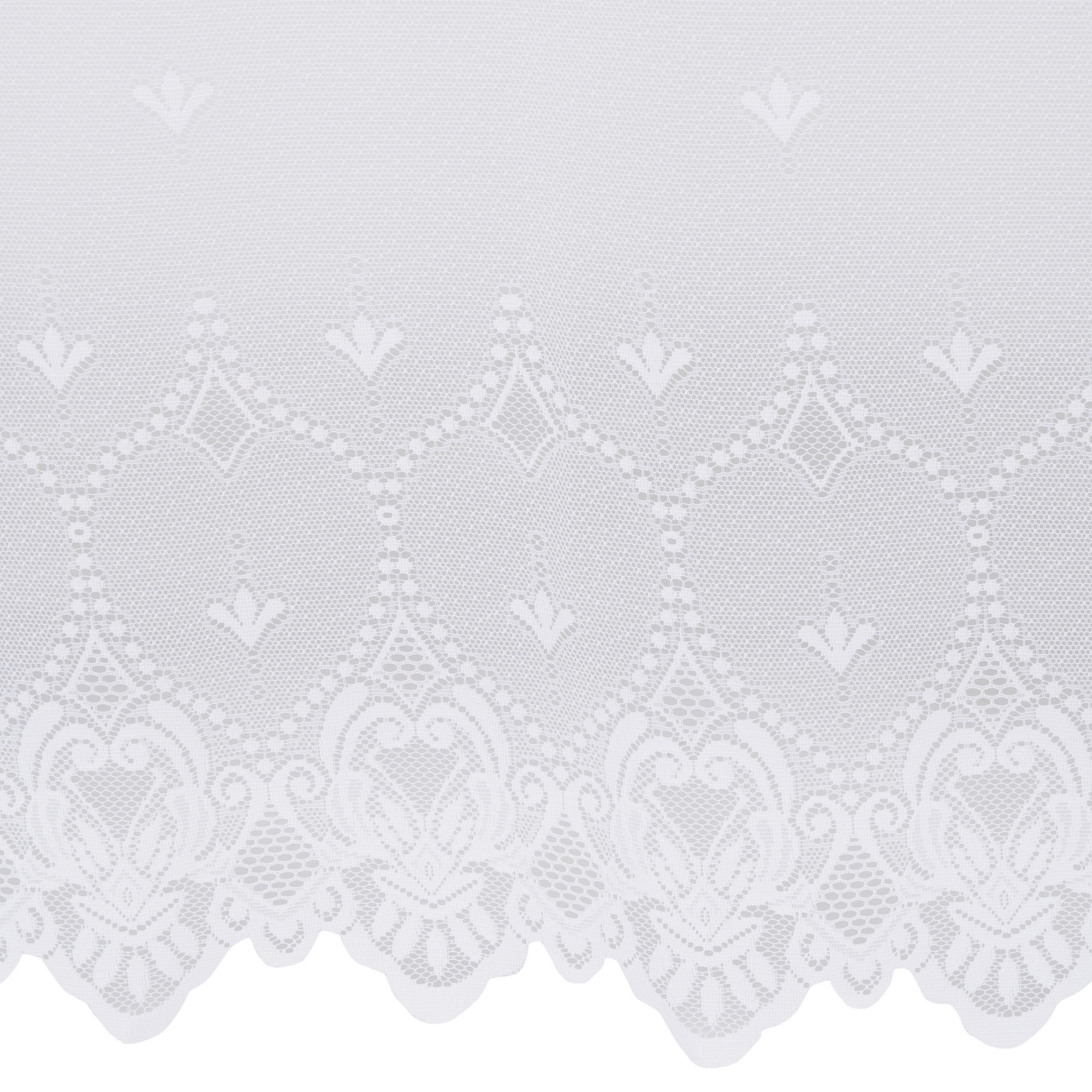 ZÁCLONA, polopriehľadné, 280 cm - biela, Konventionell, textil (280cm) - Esposa