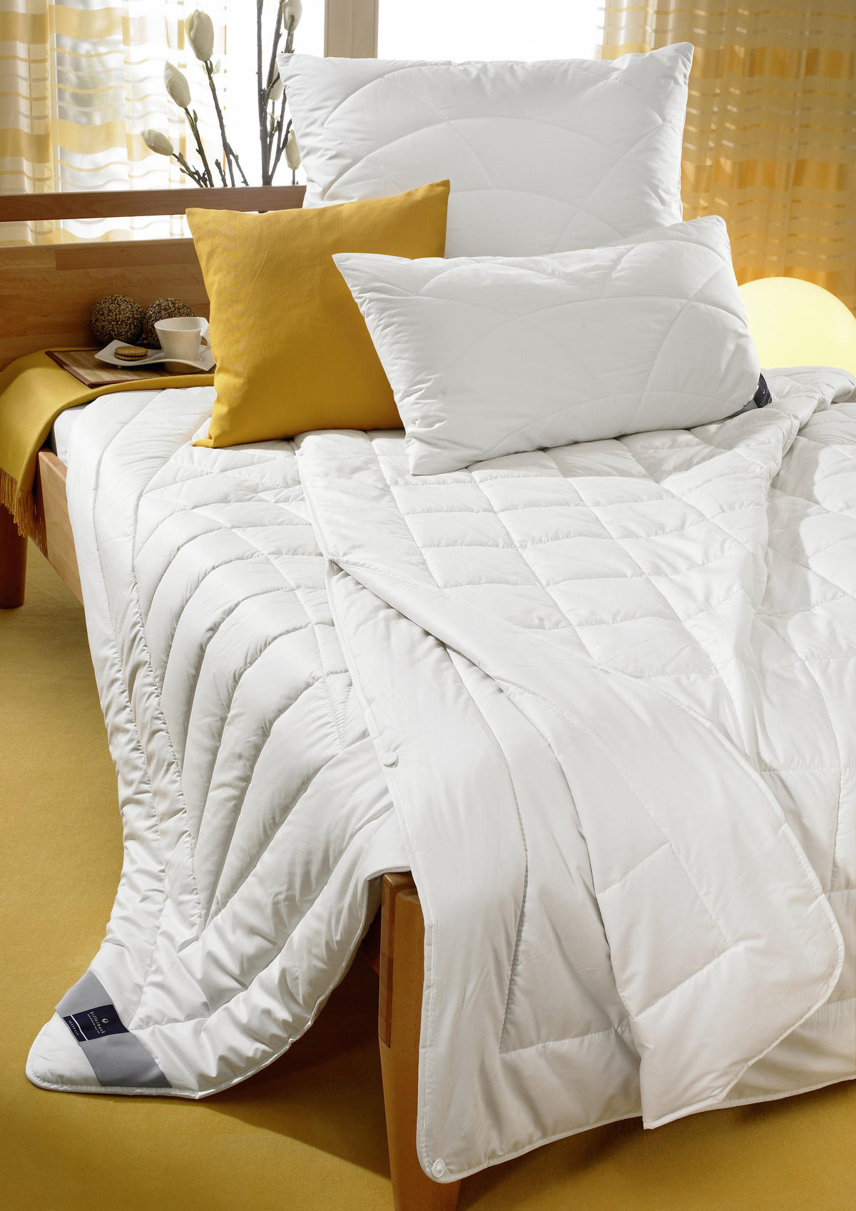 GANZJAHRESDECKE  Climatraum  135/200 cm   - Weiß, Basics, Textil (135/200cm) - Billerbeck