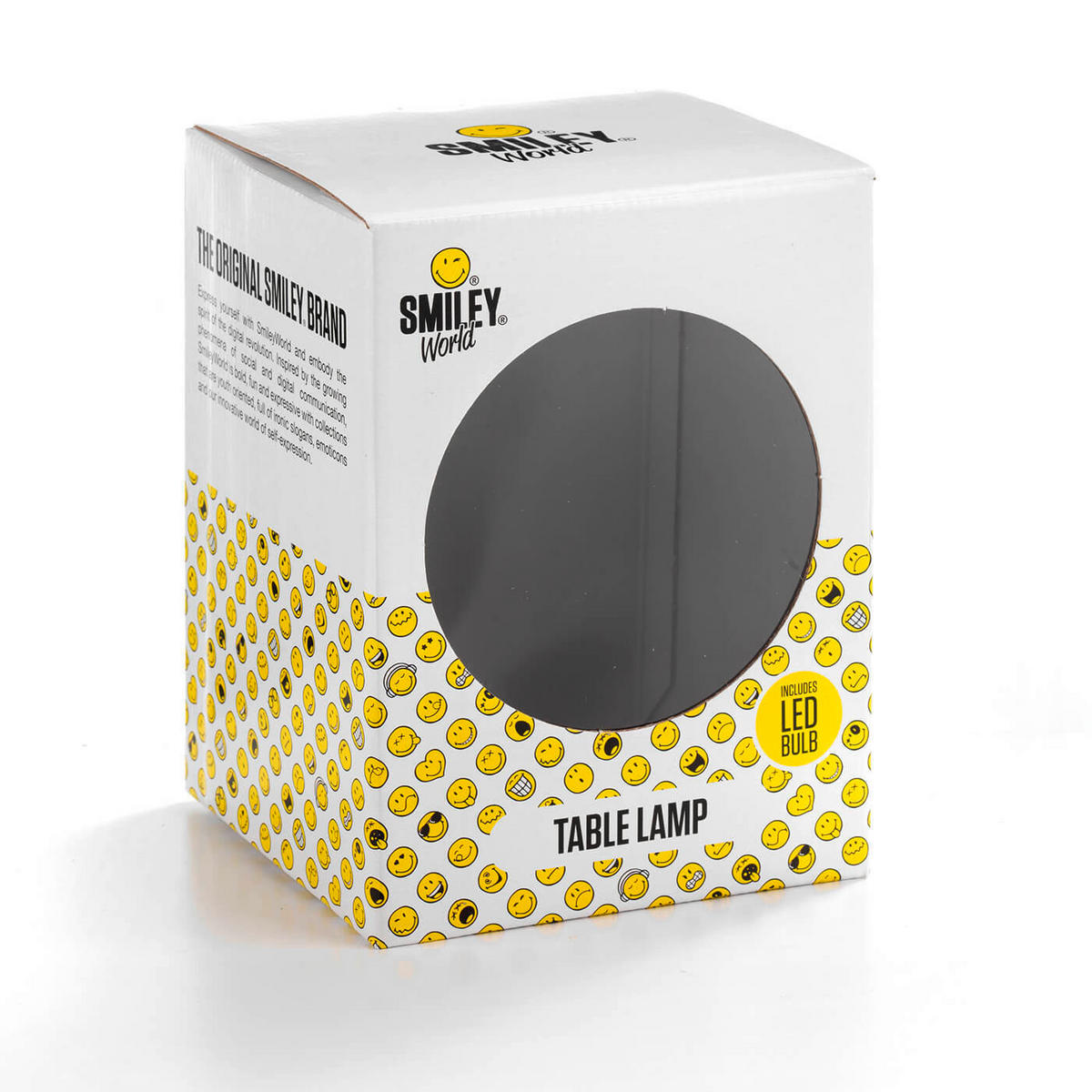 DĚTSKÁ STOLNÍ LAMPIČKA, 15/15/20 cm - černá/světle žlutá, Basics, plast (15/15/20cm)