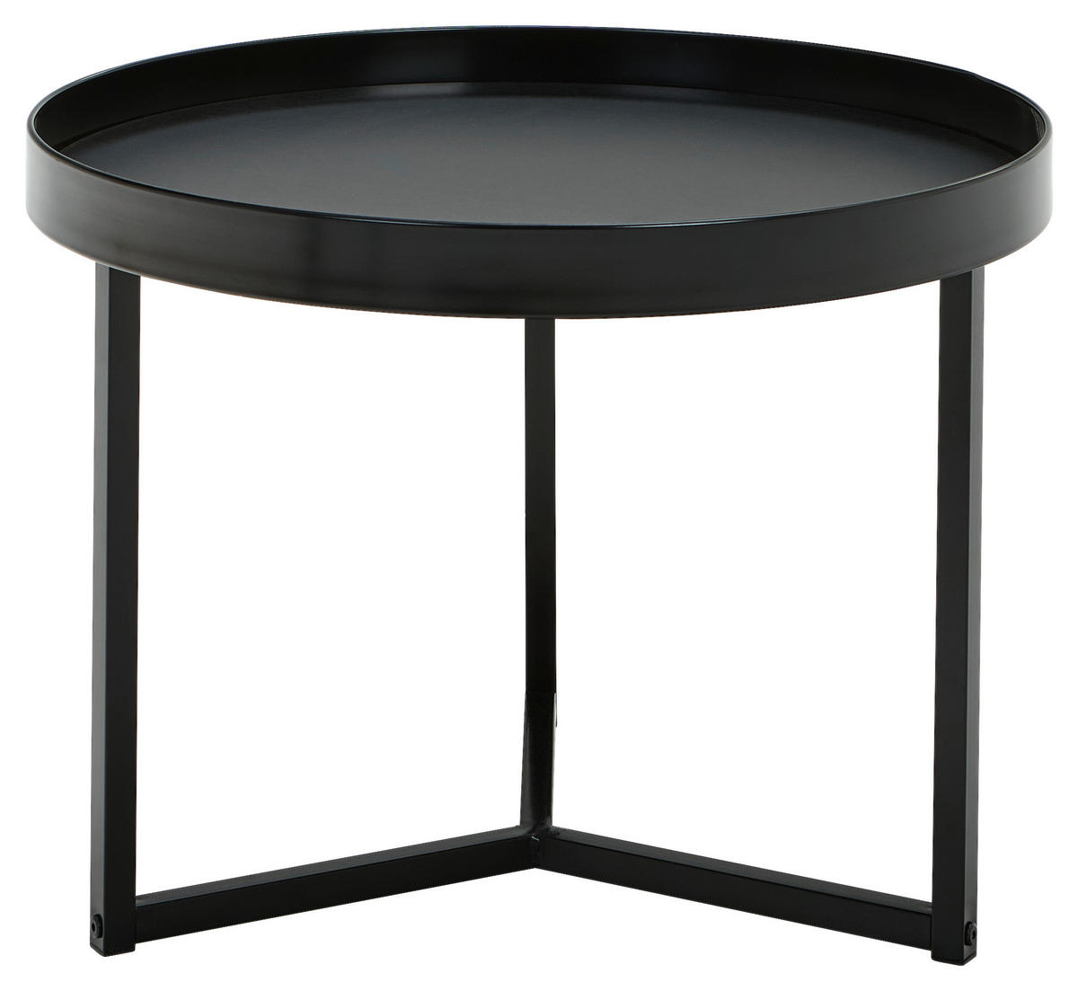 COUCHTISCHSET in Metall, Holzwerkstoff  - Schwarz, Design, Holzwerkstoff/Metall - MID.YOU