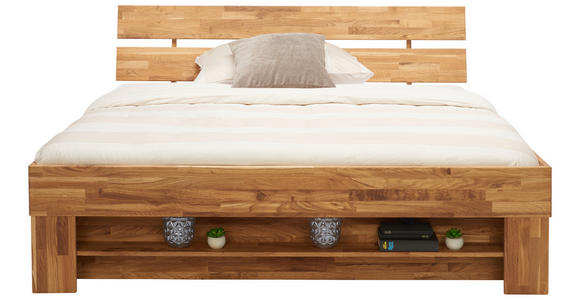 BETT 180/200 cm  in Wildeiche   - Wildeiche, Natur, Holz (180/200cm) - Carryhome