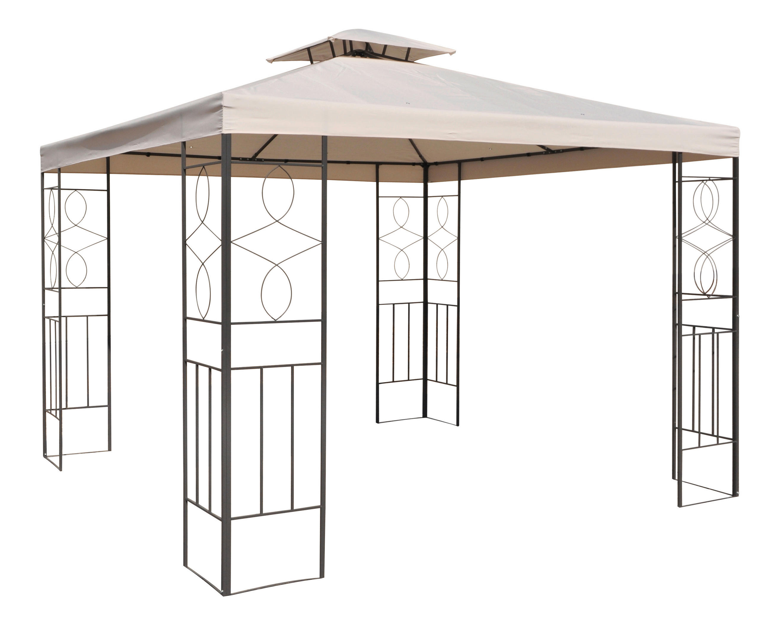 Pavillon Beige ca. 3x3x2,6 M