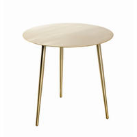 BEISTELLTISCH in Metall 45/45/45 cm  - Goldfarben, LIFESTYLE, Metall (45/45/45cm) - Lomoco