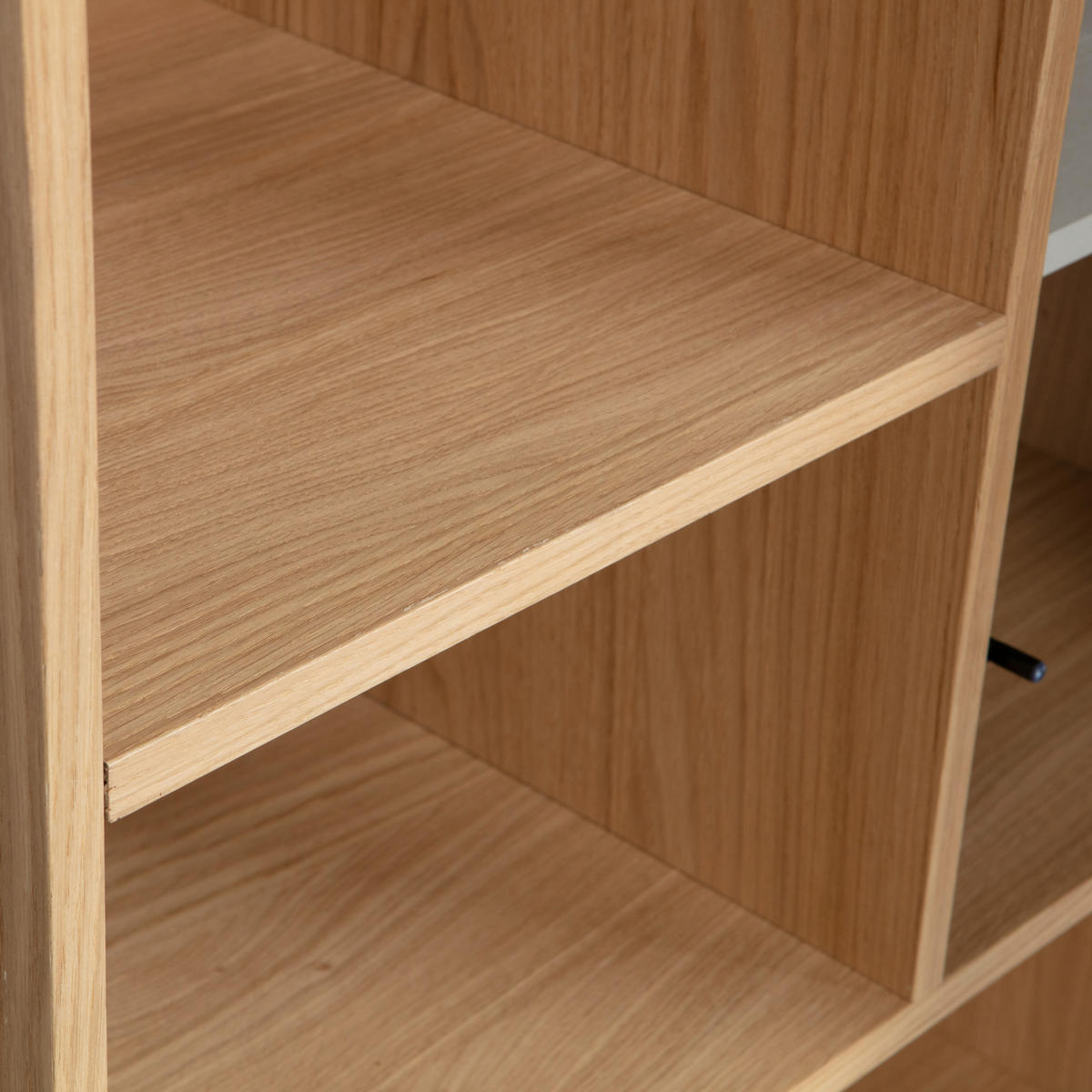 REGAL Eiche furniert Naturfarben  - Naturfarben, Design, Holz (77/199/40cm) - Livetastic