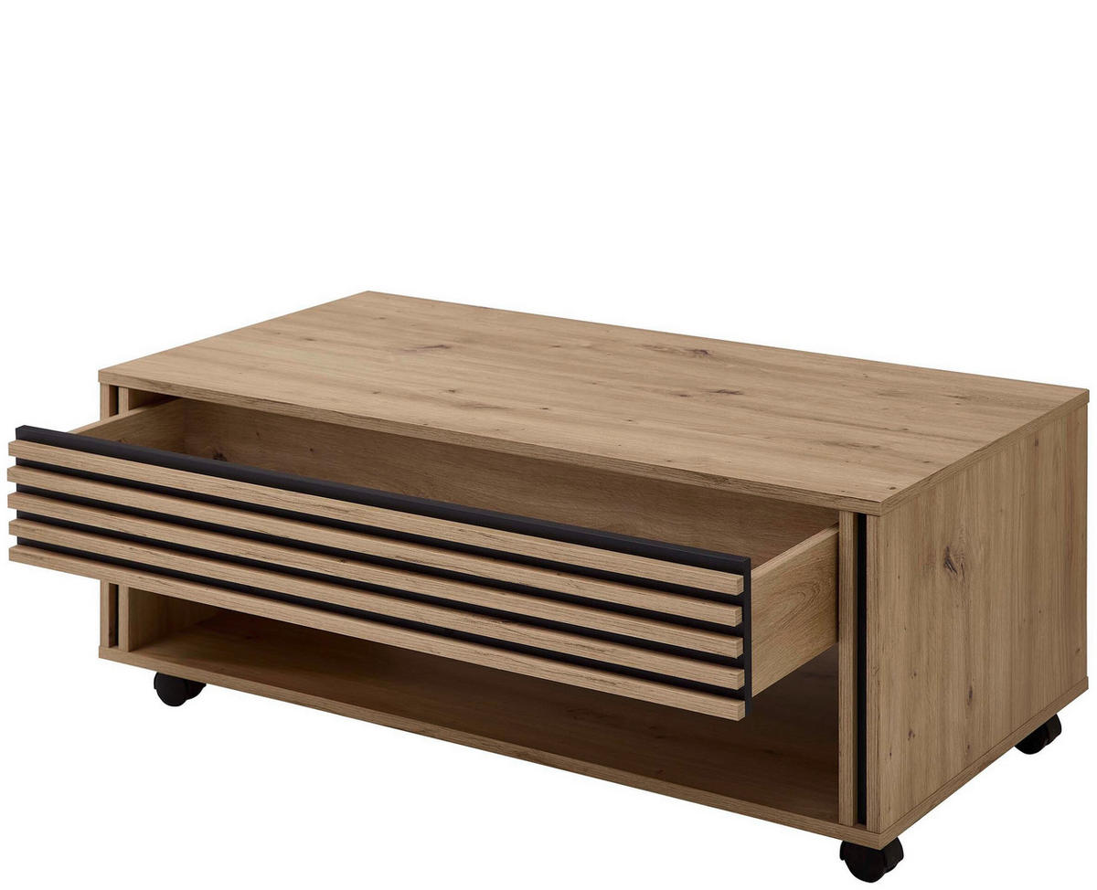 COUCHTISCH in Holzwerkstoff 60/90/42 cm  - Eiche Artisan, Design, Holzwerkstoff (60/90/42cm) - MID.YOU