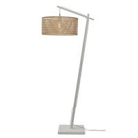 STOJACÍ LAMPA, 75/50/176 cm - bílá/přírodní barvy, Trend (75/50/176cm) - Good & Mojo