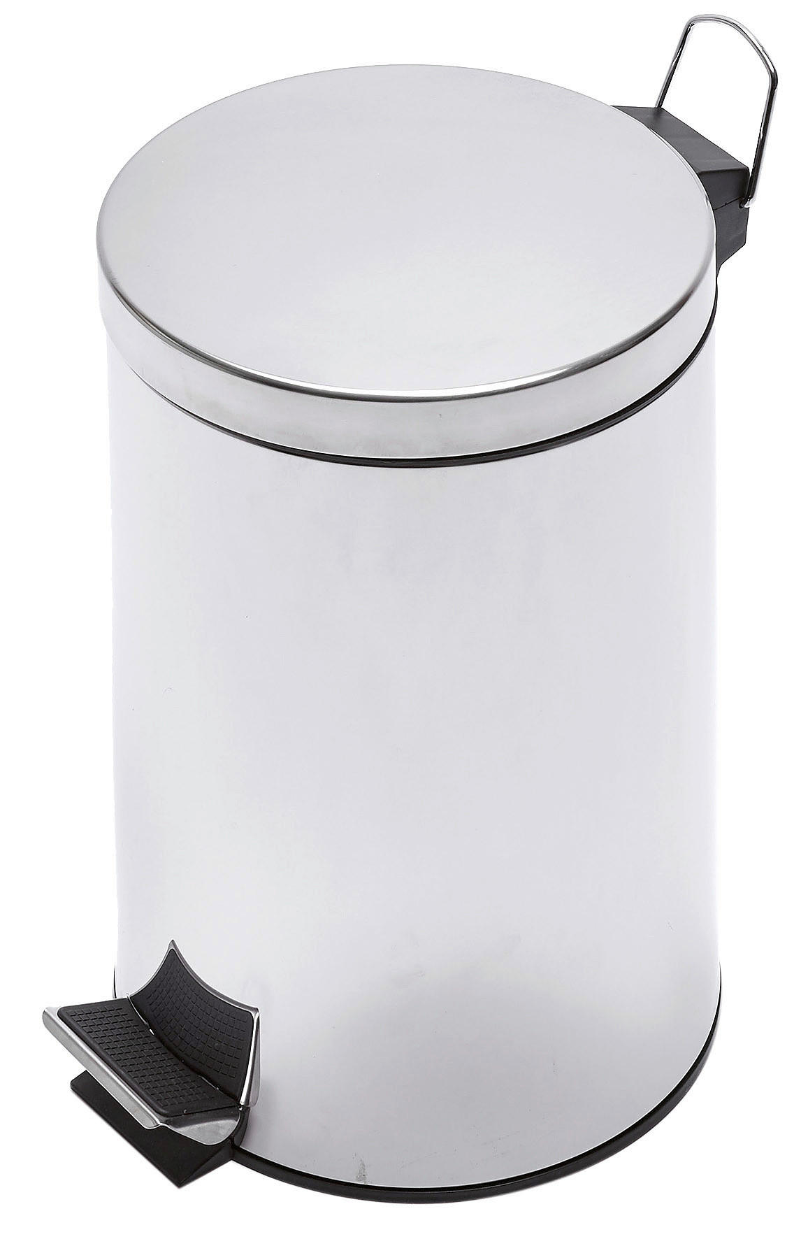 Treteimer 12l Alufarben Metall LxBxH: 25x25x39,5 cm