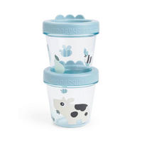 BEHÄLTERSET  - Hellblau, Basics, Kunststoff (8/8/15,5cm) - done by deer