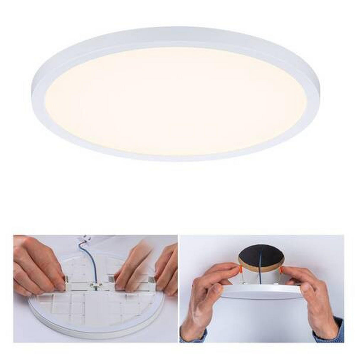 LED-PANEEL 23,0 cm  - Weiß, Design, Kunststoff (23,0cm) - Paulmann