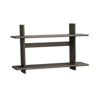 VÄGGHYLLA 75/48/25 cm  - brun, Klassisk, trä (75/48/25cm) - Rowico