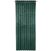 HOTOVÝ ZÁVĚS, neprůsvitné, 135/245 cm - tmavě zelená, Basics, textil (135/245cm) - Esposa