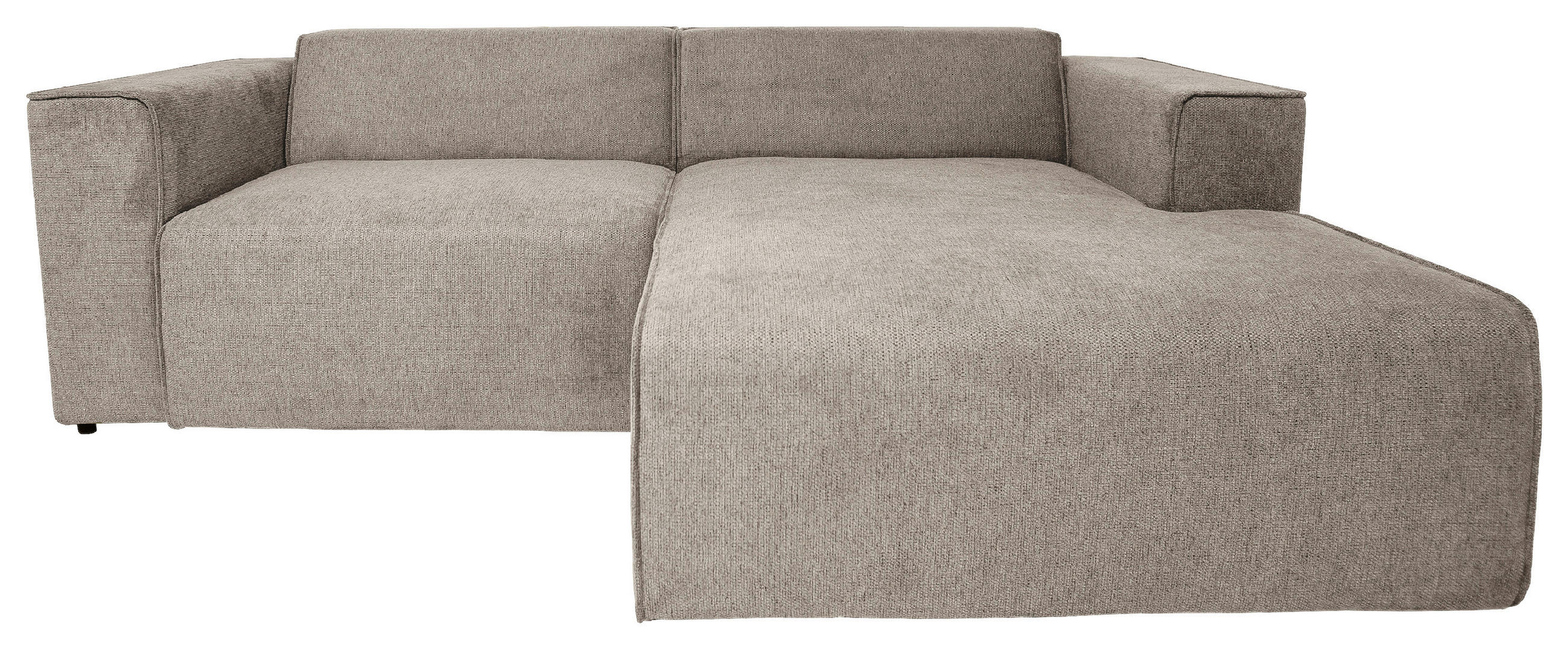 Thumbnail - P & B Ecksofa, Taupe, Textil, 2-Sitzer, Ottomane rechts, L-Form, 234x161 cm, Wohnzimmer, Sofas & Couches, Wohnlandschaft...