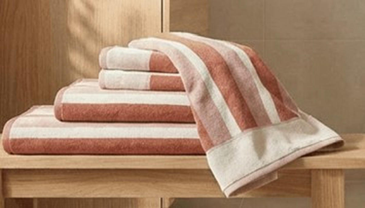 HANDTUCH 50/100 cm ELLA Orange  - Orange, KONVENTIONELL, Textil (50/100cm) - Esposa