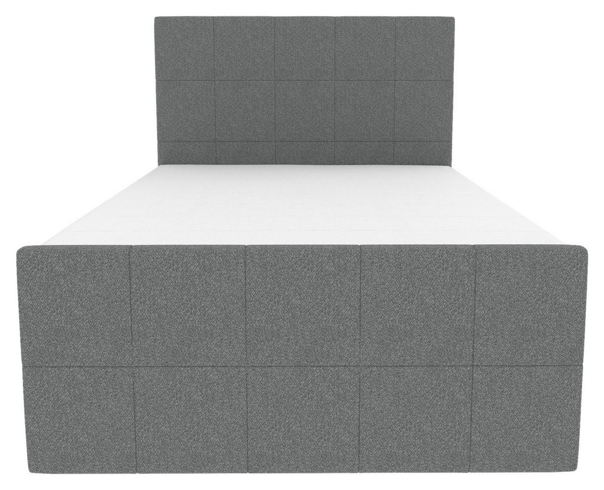 BOXBETT 100/200 cm  in Grau  - Grau, KONVENTIONELL, Kunststoff/Textil (100/200cm) - Boxxx