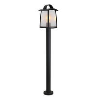 AUßENWANDLEUCHTE   - Klar/Schwarz, Design, Glas/Metall (103,50/17,00/15,00cm)