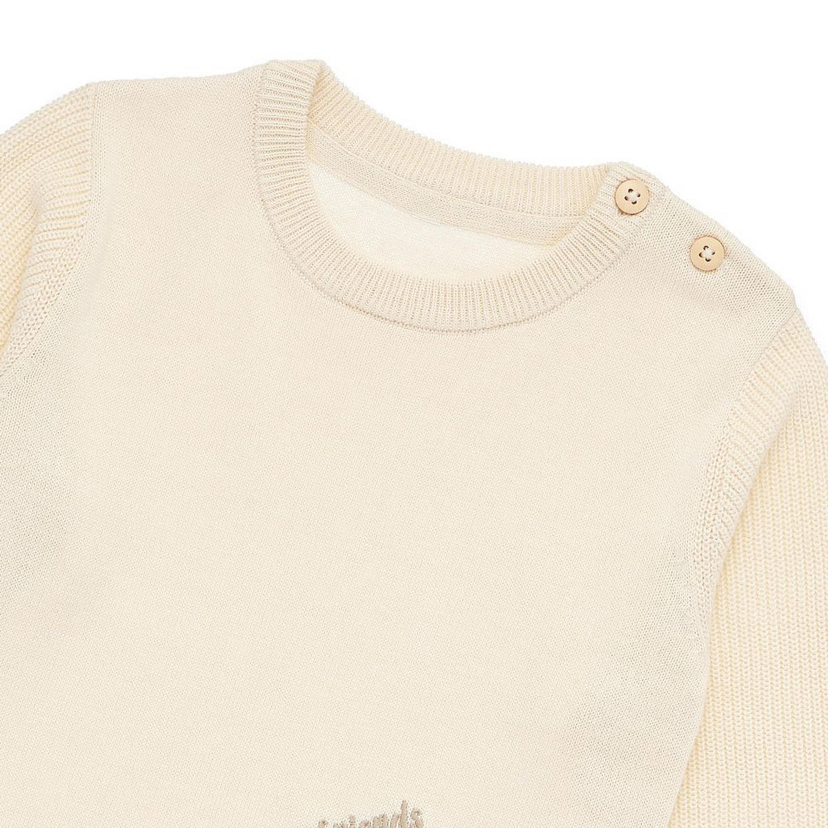 PULLOVER Forest Animals  - Creme, Natur, Textil (62null) - Avelia