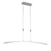 LED-HÄNGLAMPA METIS 135/9/80-150 cm  - nickelfärgad, Design, metall (135/9/80-150cm) - Fischer & Honsel