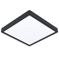 BADEZIMMER-DECKENLEUCHTE    28,5/28,5/3 cm  - Weiss/Schwarz, Konventionell, Kunststoff/Metall (28,5/28,5/3cm) - Eglo