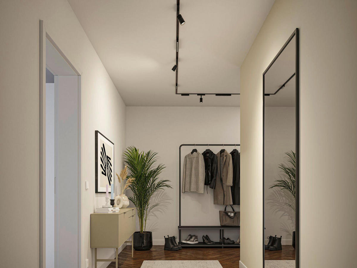 SCHIENENSYSTEM-STABLEUCHTE Veya Lensia 25,7/3,0/2,4 cm  - Design (25,7/3,0/2,4cm) - Paulmann