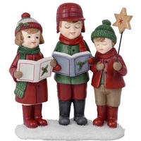 DEKOFIGUR KIND  - Rot/Grün, LIFESTYLE, Kunststoff/Metall (15,5/17,2/7cm) - X-Mas