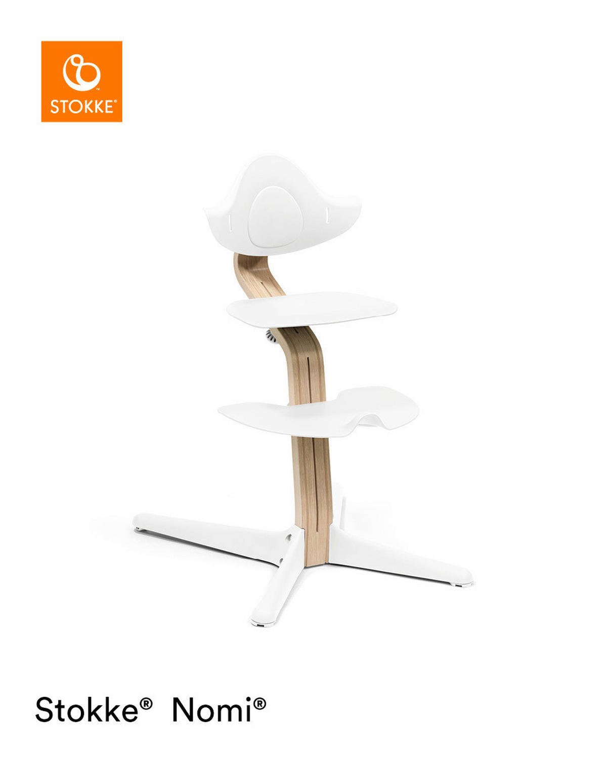 HOCHSTUHL Nomi Naturfarben, Weiß  - Naturfarben/Weiß, Basics, Holz (52/83.50/59cm) - Stokke