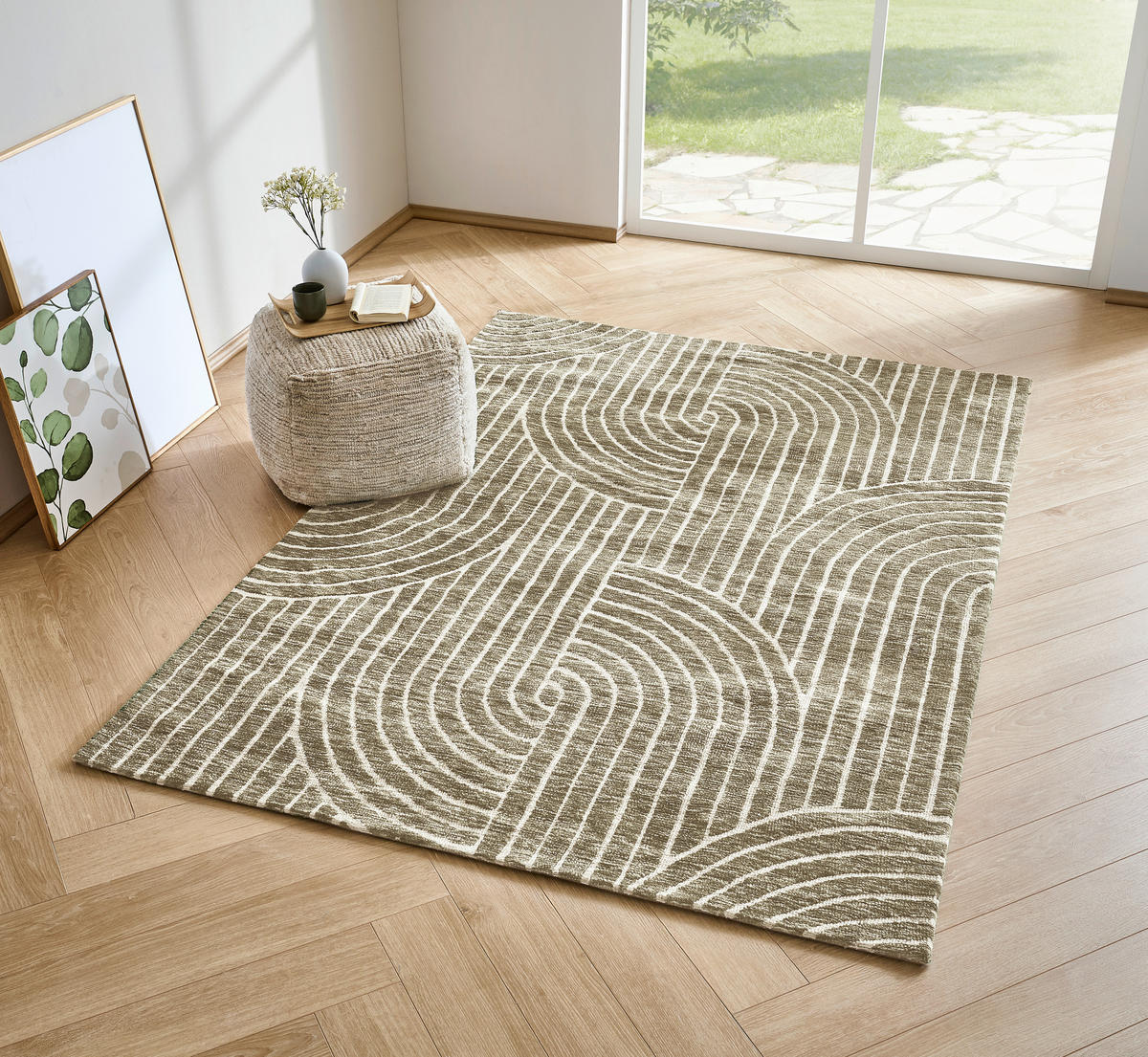 TUFTTEPPICH 130/190 cm Grün  - Grün, Basics, Textil (130/190cm) - Novel