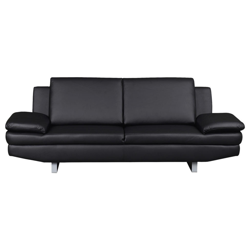 3-sitzer-sofa Jovanna, Schwarz B: 218 Cm