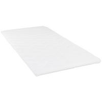 TOPPER 100/200 cm Höhe ca. 6 cm  - Weiß, MODERN, Textil (100/200cm) - Livetastic
