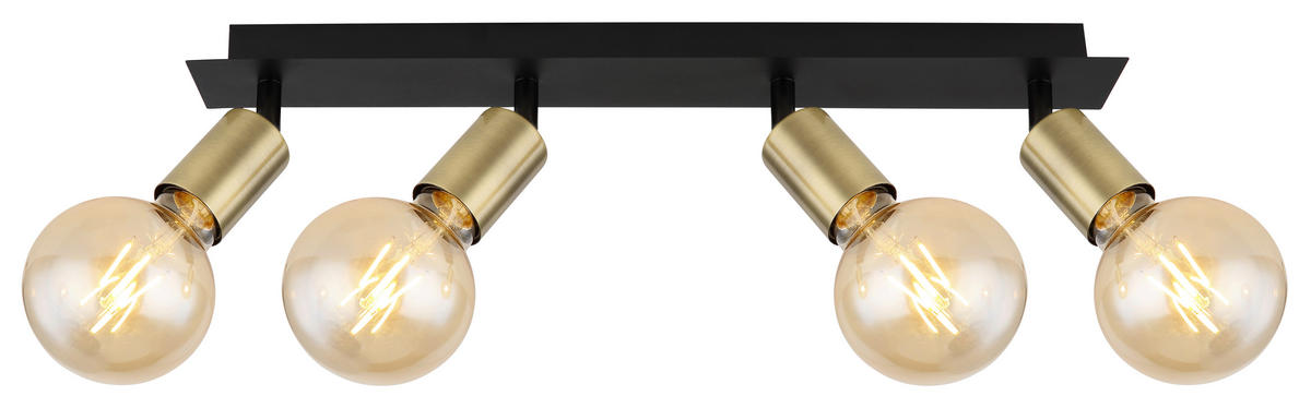 STRAHLER - Schwarz, Design, Metall (50/6/10,5cm) - Globo