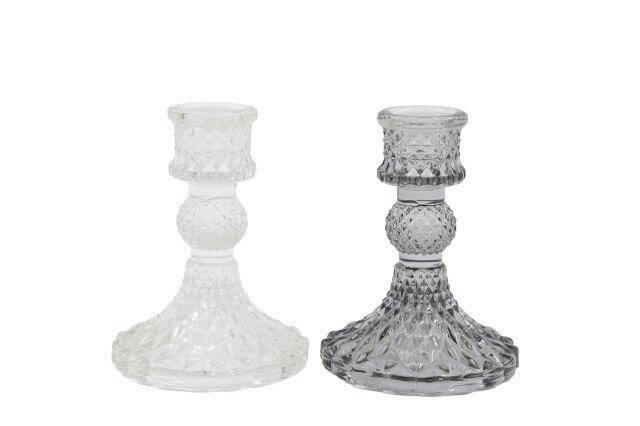 STOJAN NA DLOUHÉ SVÍČKY sklo