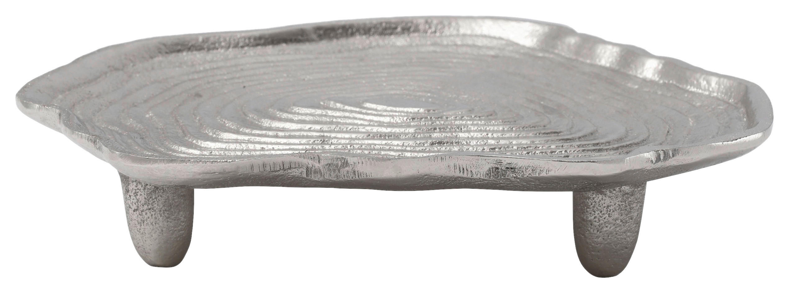 DEKOTABLETT - Silberfarben, Trend, Metall (19/18,5/4cm) - Kayoom