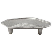 DEKOTABLETT - Silberfarben, Trend, Metall (19/18,5/4cm) - Kayoom