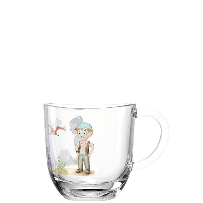 KINDERTASSE  - Klar, Trend, Glas (11,5/8,8/8,4cm) - Leonardo