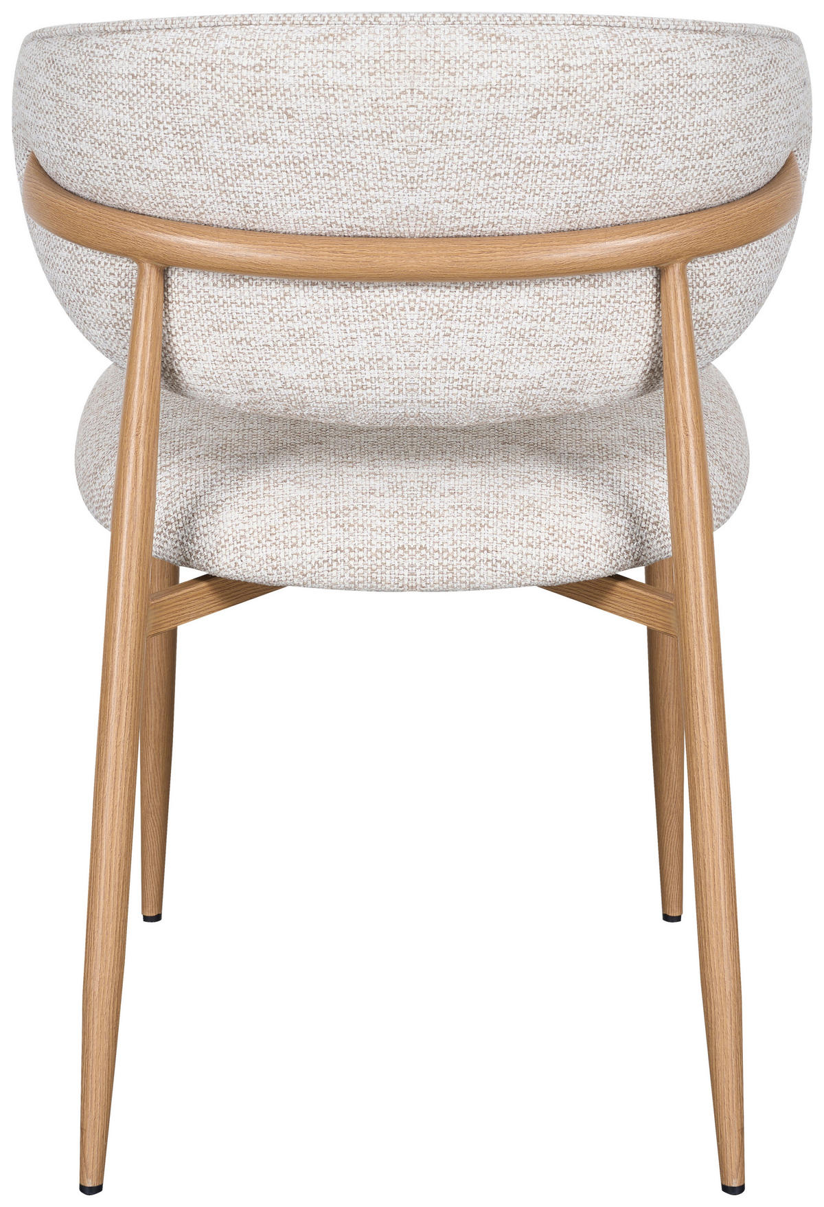 STUHL   Webstoff  Eichefarben, Beige  - Eichefarben/Beige, Design, Textil/Metall (54/80/59cm) - Novel