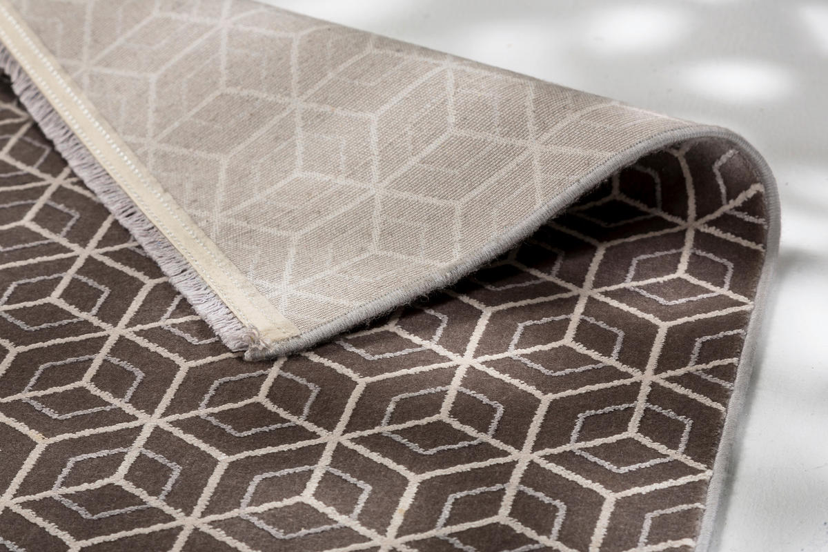WEBTEPPICH 200/300 cm Metric Taupe  - Taupe, Design, Textil (200/300cm) - Joop!