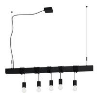 HÄNGELEUCHTE 110/9,5/200 cm    - Schwarz, Basics, Metall (110/9,5/200cm) - Eglo