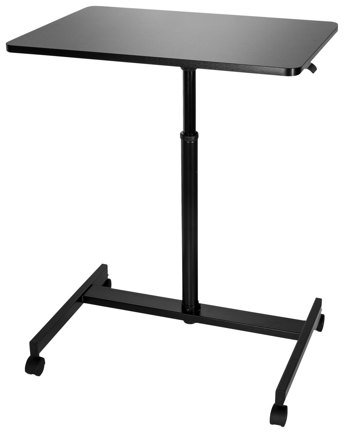 STOJEČI PULT - črna, Basics, kovina/leseni material (70/48/80-114cm) - MID.YOU