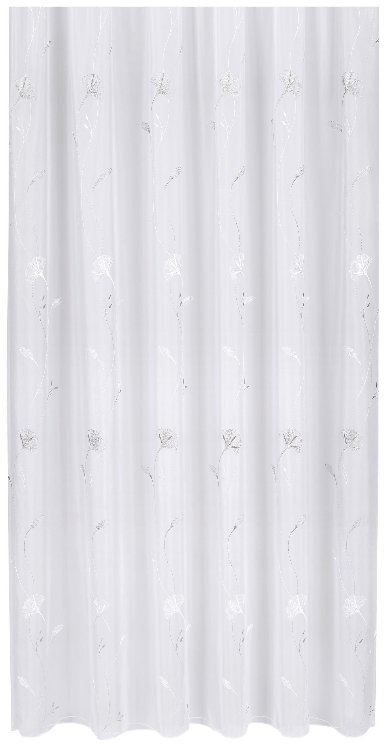 HÁLÓS FÜGGÖNY fm - fehér/szürke, Konventionell, textil (280cm) - Esposa