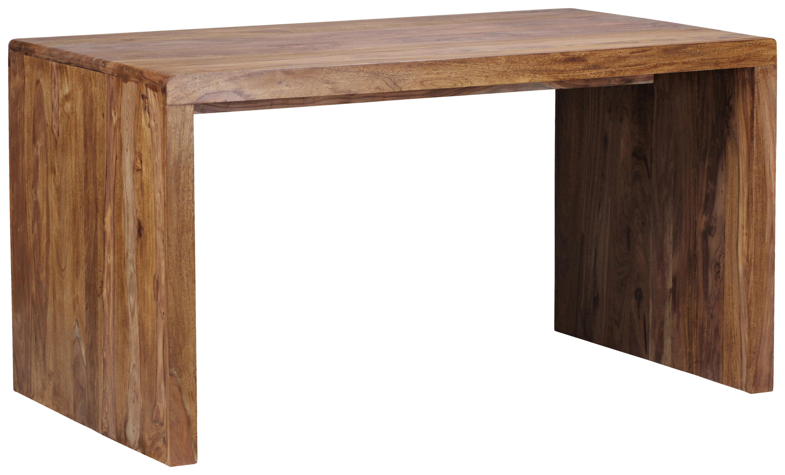 SCHREIBTISCH 140/80/76 cm  in Sheeshamfarben  - Sheeshamfarben, Design, Holz (140/80/76cm) - MID.YOU