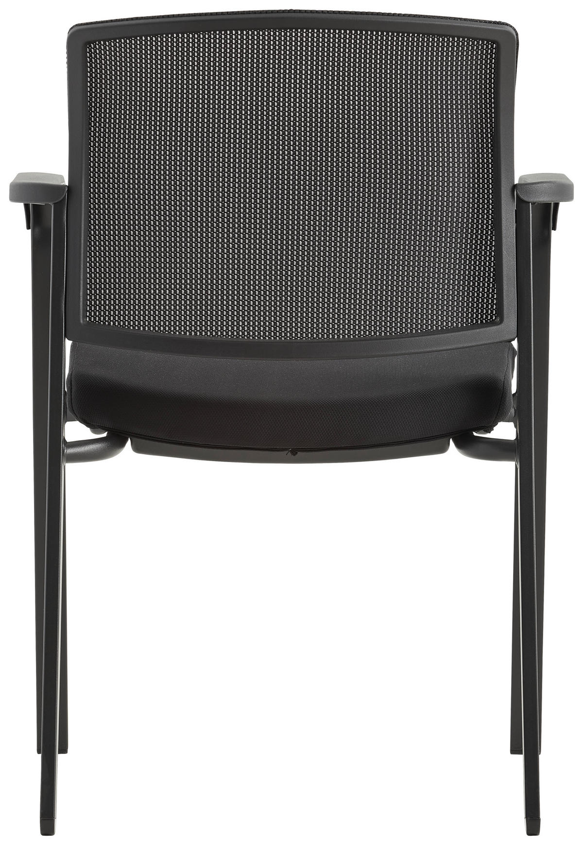 ŽIDLE S PODRUČKAMI, železo, tkaná látka, černá - černá, Konvenční, kov/textil (57/81/54cm) - Xora