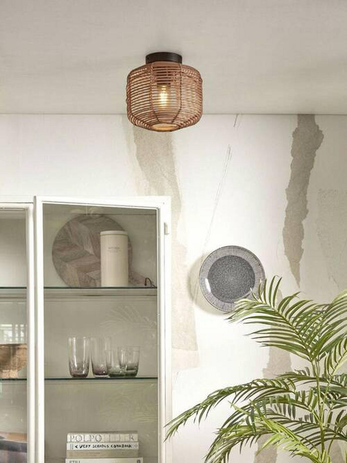 DECKENLEUCHTE GOOD&MOJO 25/25/20 cm   - Naturfarben, Trend, Holz (25/25/20cm) - Good & Mojo