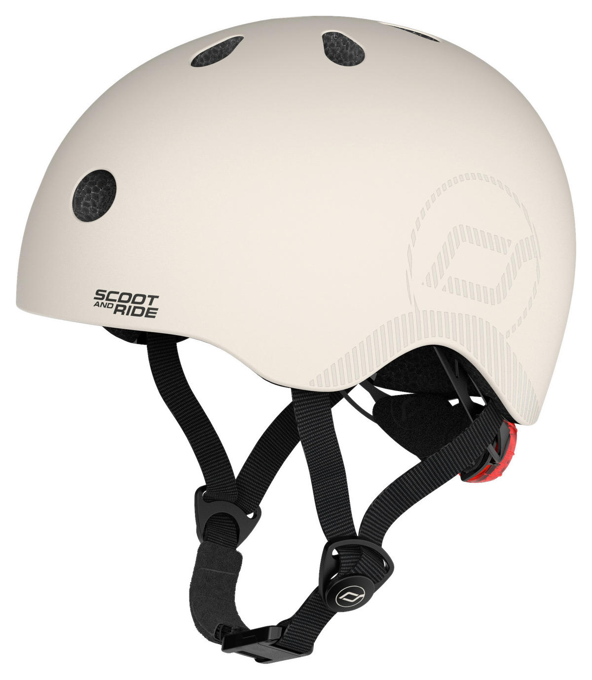 KINDERHELM S-M  - Hellgrau, Trend, Kunststoff/Textil (S-Mnull) - Scoot and Ride