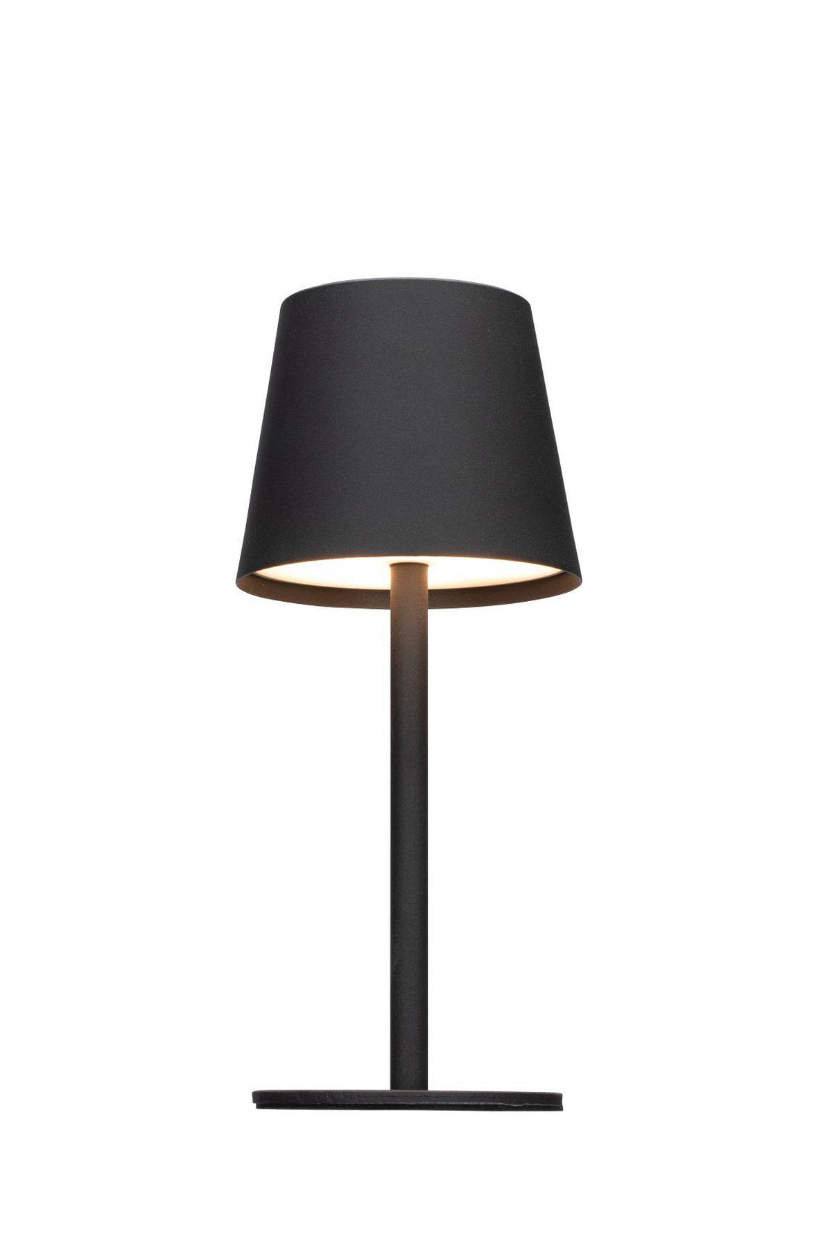 STOLNÍ LAMPA NA BATERIE 8,6/20,3 cm - černá, Basics, kov/plast (8,6/20,3cm) - Novel